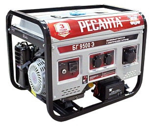 Бензиновый генератор Ресанта БГ 9500 Э