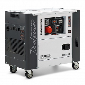Дизельный генератор Daewoo DDAE 10000DSE-3 (двухрежимный 380/220В) 7,2кВт